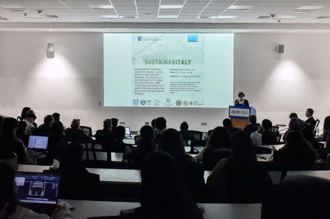 American University in Dubai Hosts SustainabITALY: Exploring Italy’s Vision for a Sustainable Future in Architecture