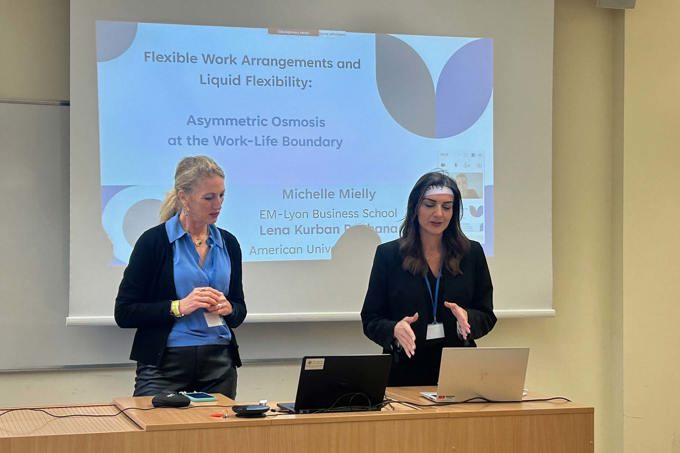 Exploring the Future of Work: AUD Professor Lena Kurban Participates in Critical Labour Studies Conference