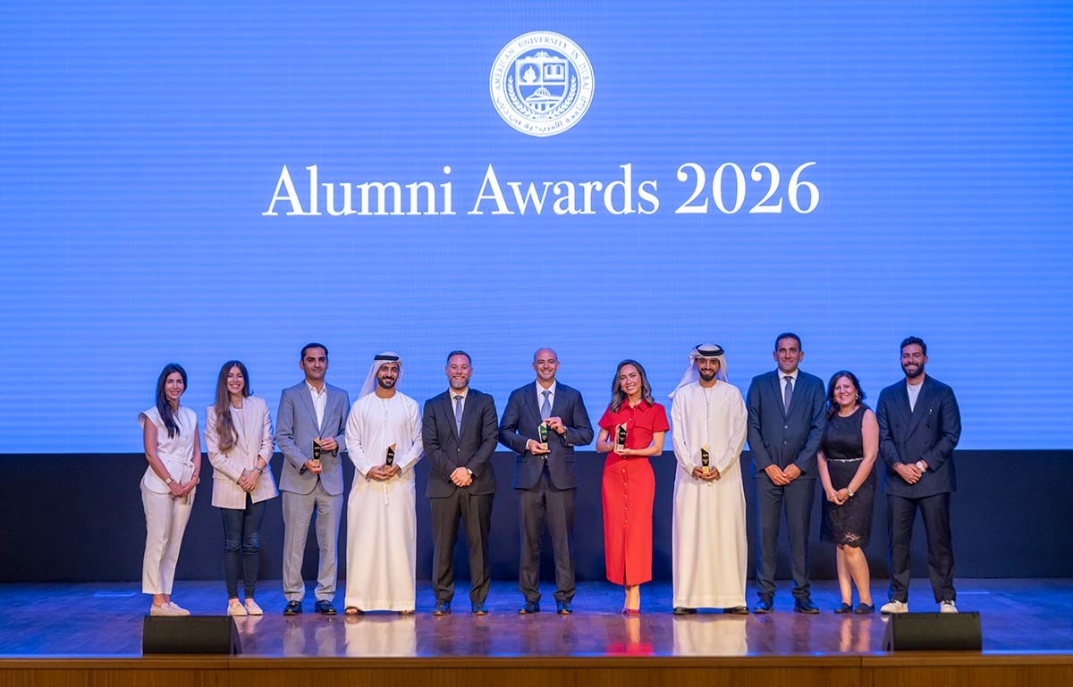 alumni award group photo