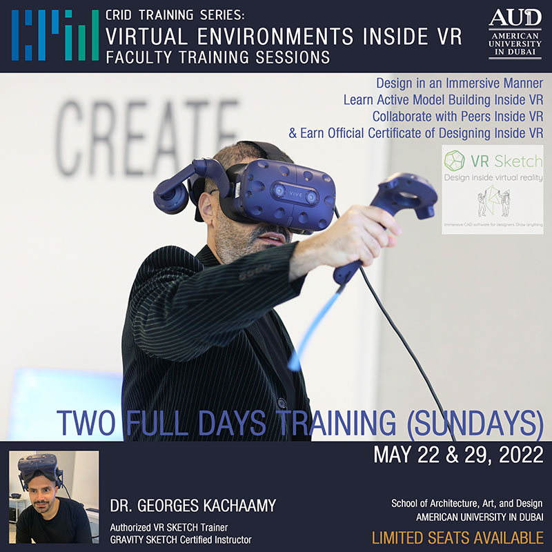 Virtual Environments Inside VR: Faculty Training Sessions
