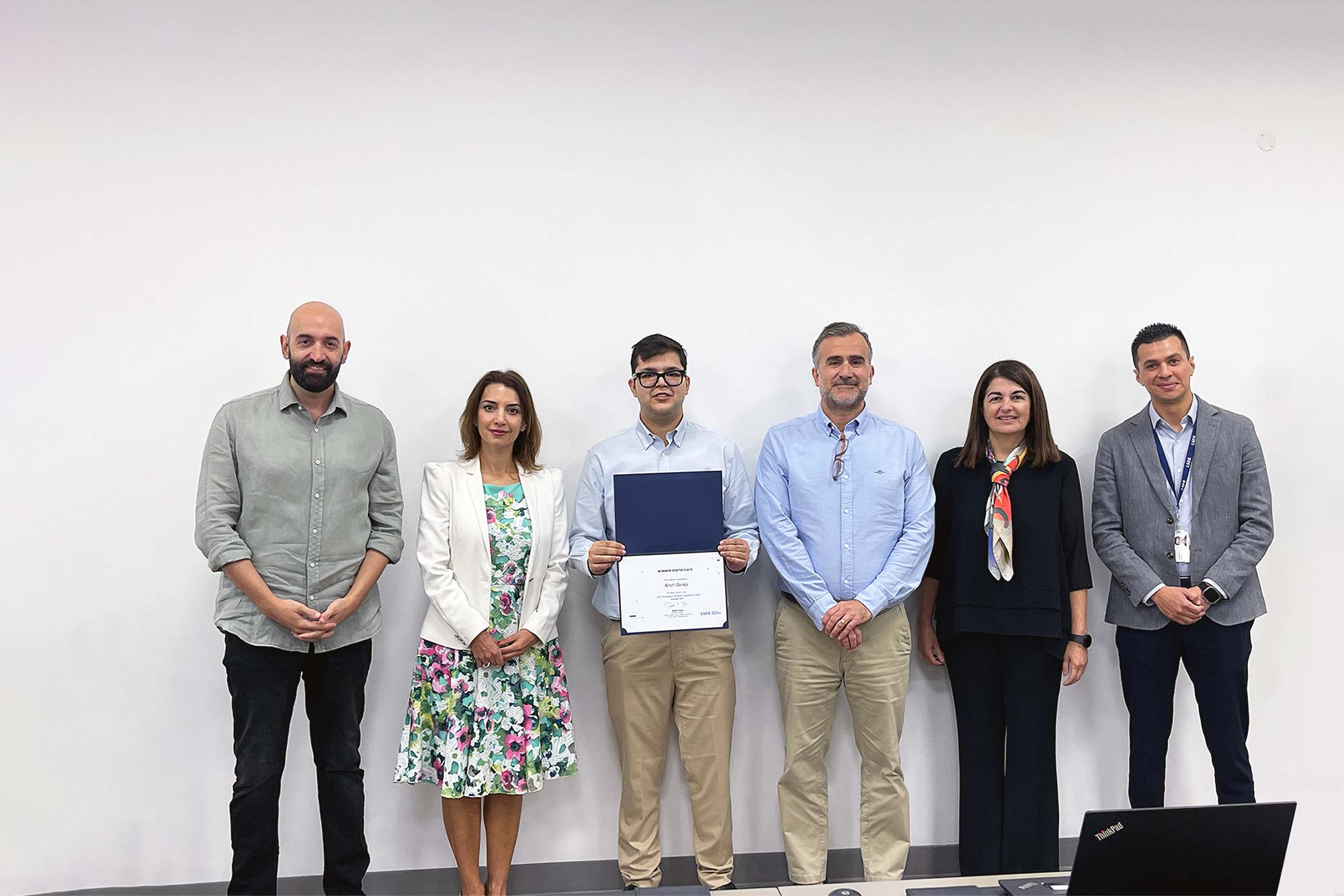AUD Finance student wins LSEG Workspace Portfolio Competition 2025