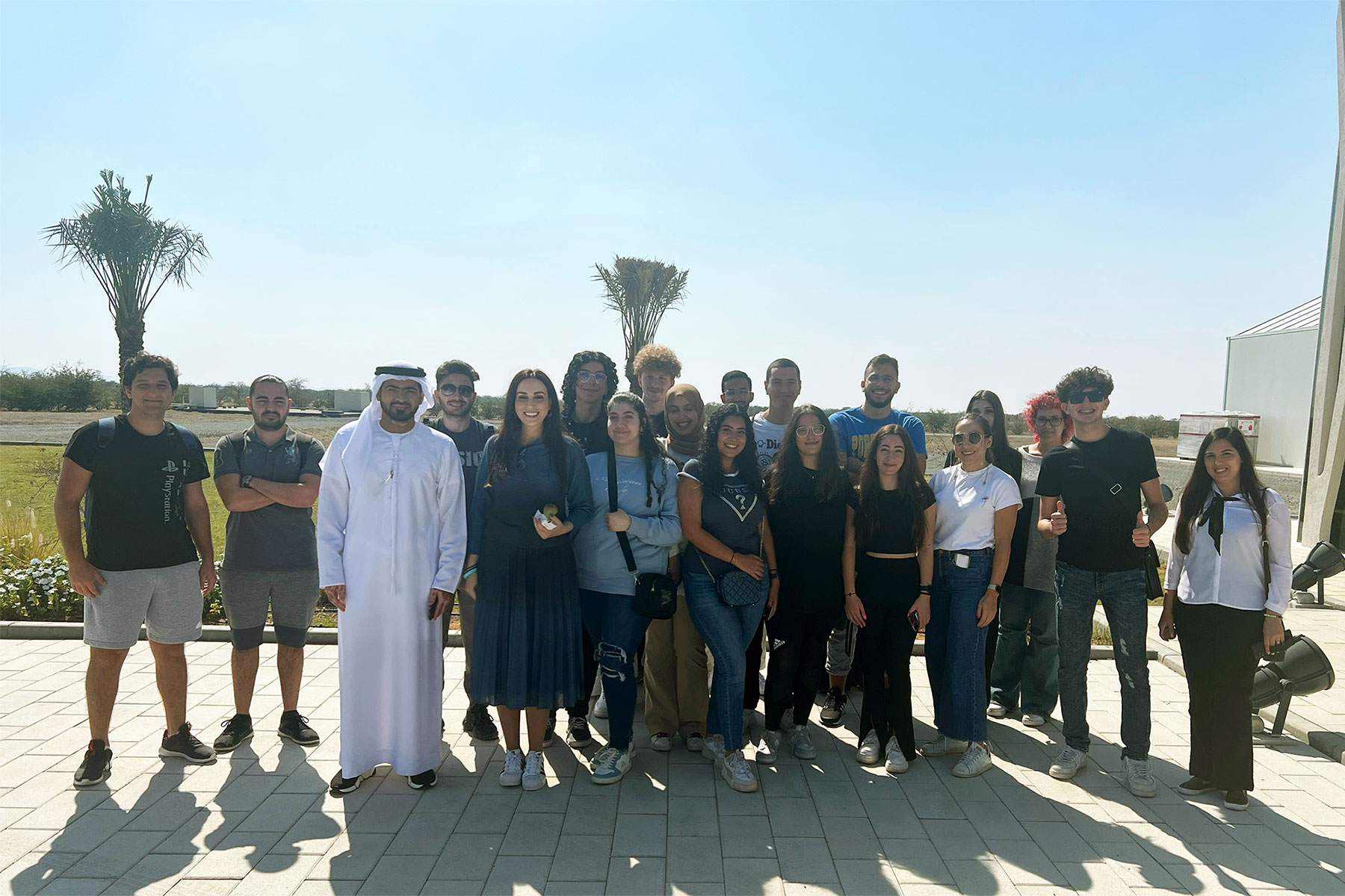 B.S. in Biology Students Visit Outstanding Sharjah Asset Management Greenhouses Project