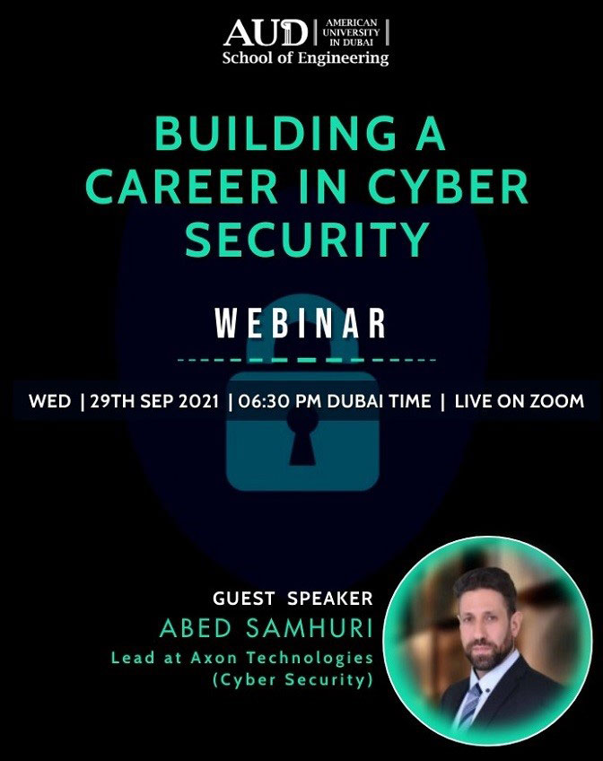 Building a career in Cyber Security poster