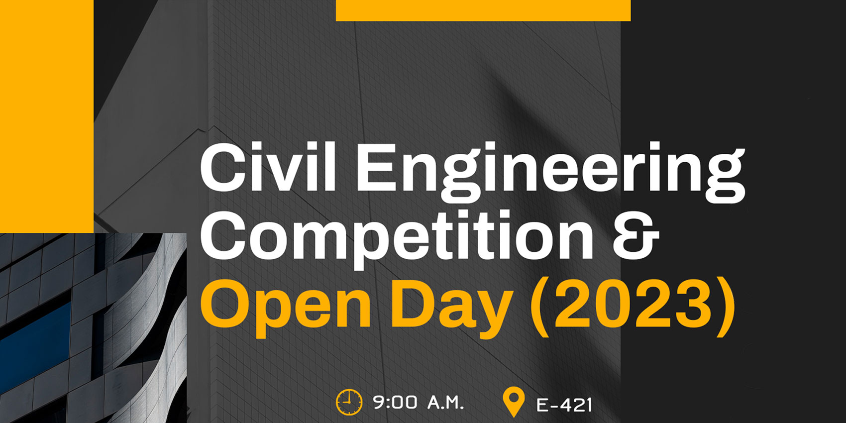 Civil Engineering Competition and Open Day 2023