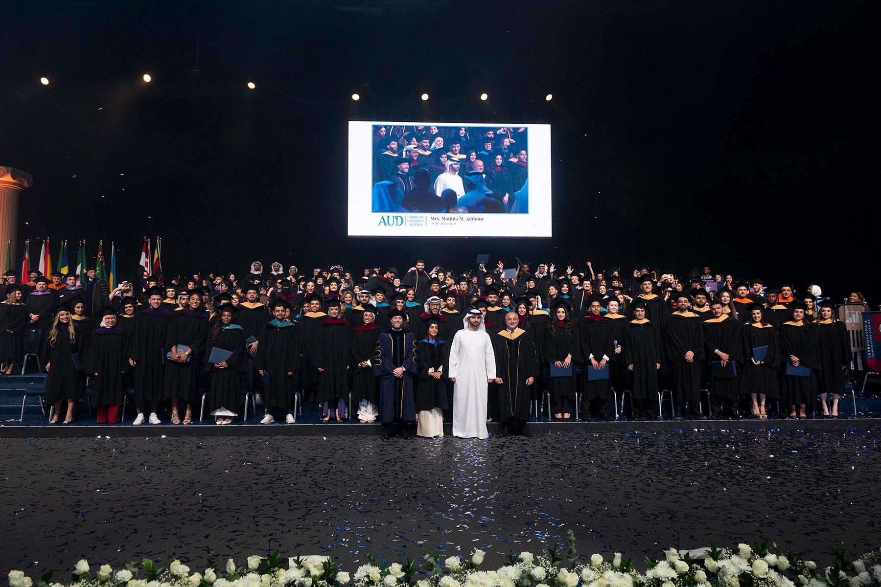 Mansoor bin Mohammed honors graduates at 28th commencement ceremony of AUD