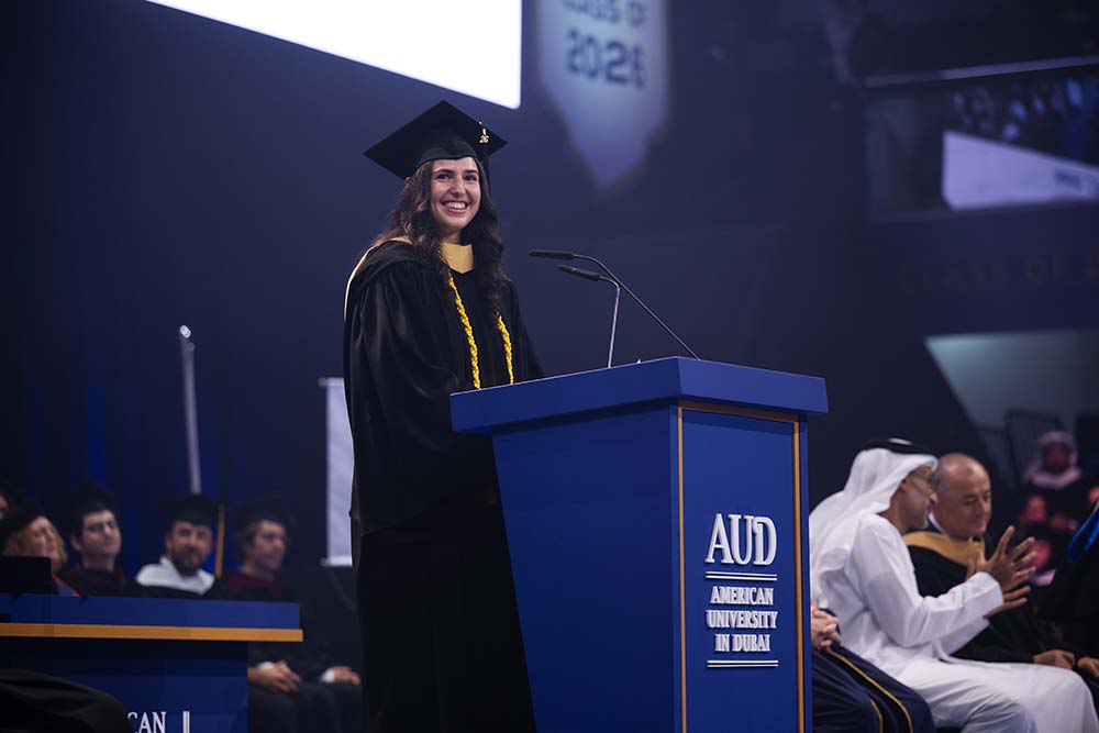 Valedictorian Alice Zanini