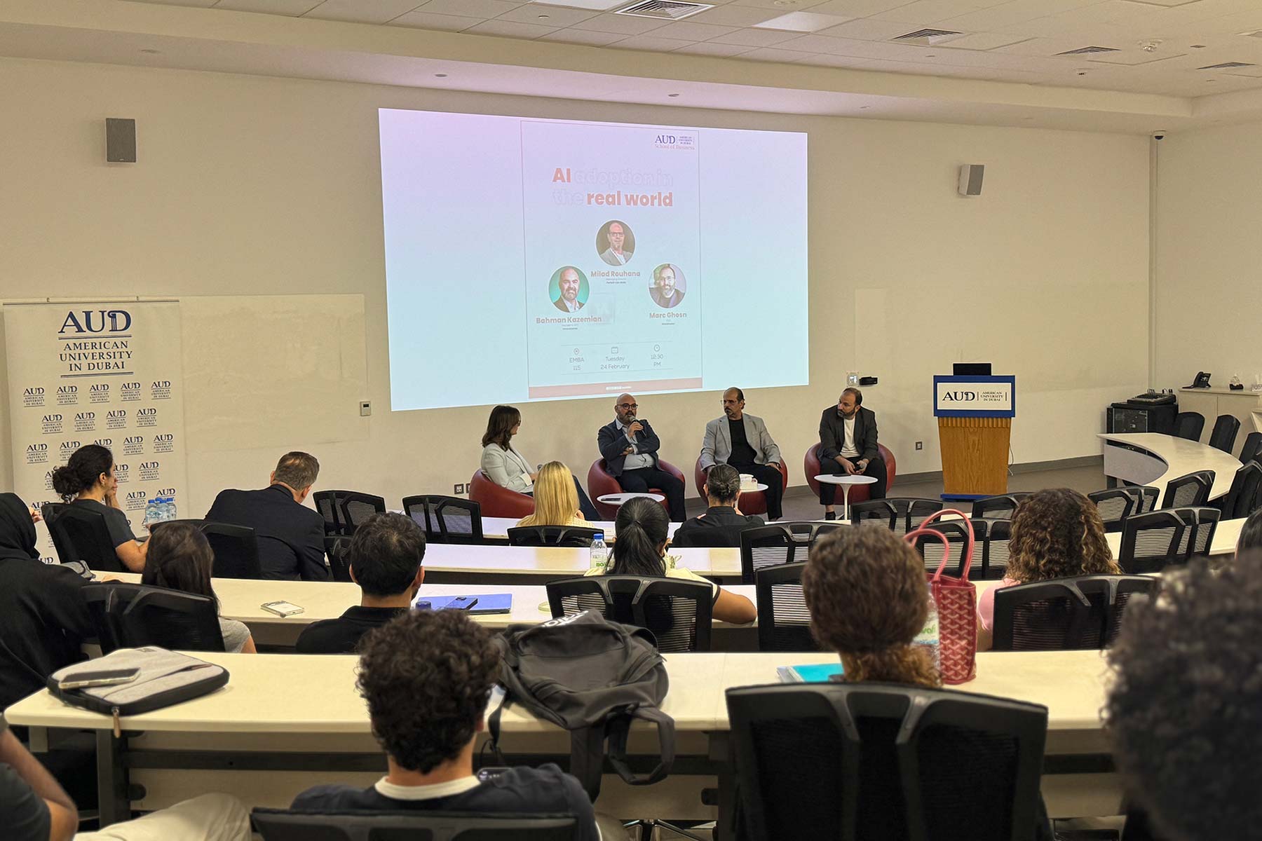 AUD hosts industry panel on reality of AI Adoption