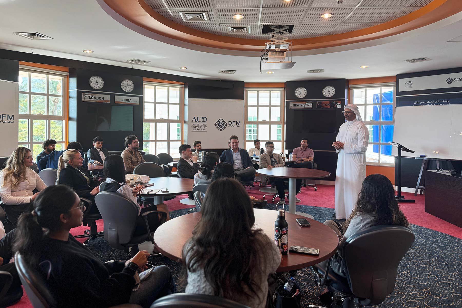 AUD and Menlo University student networking event highlights global collaboration in AI and Business education