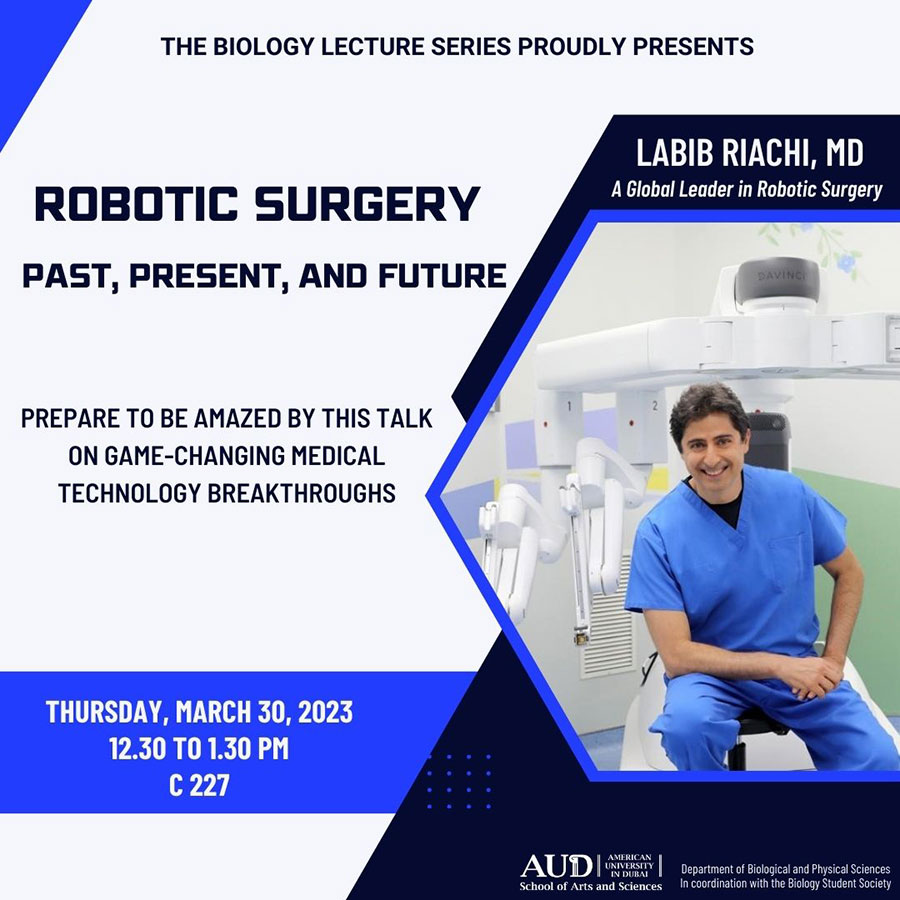 Biology Lecture Series: Robotic Surgery Poster