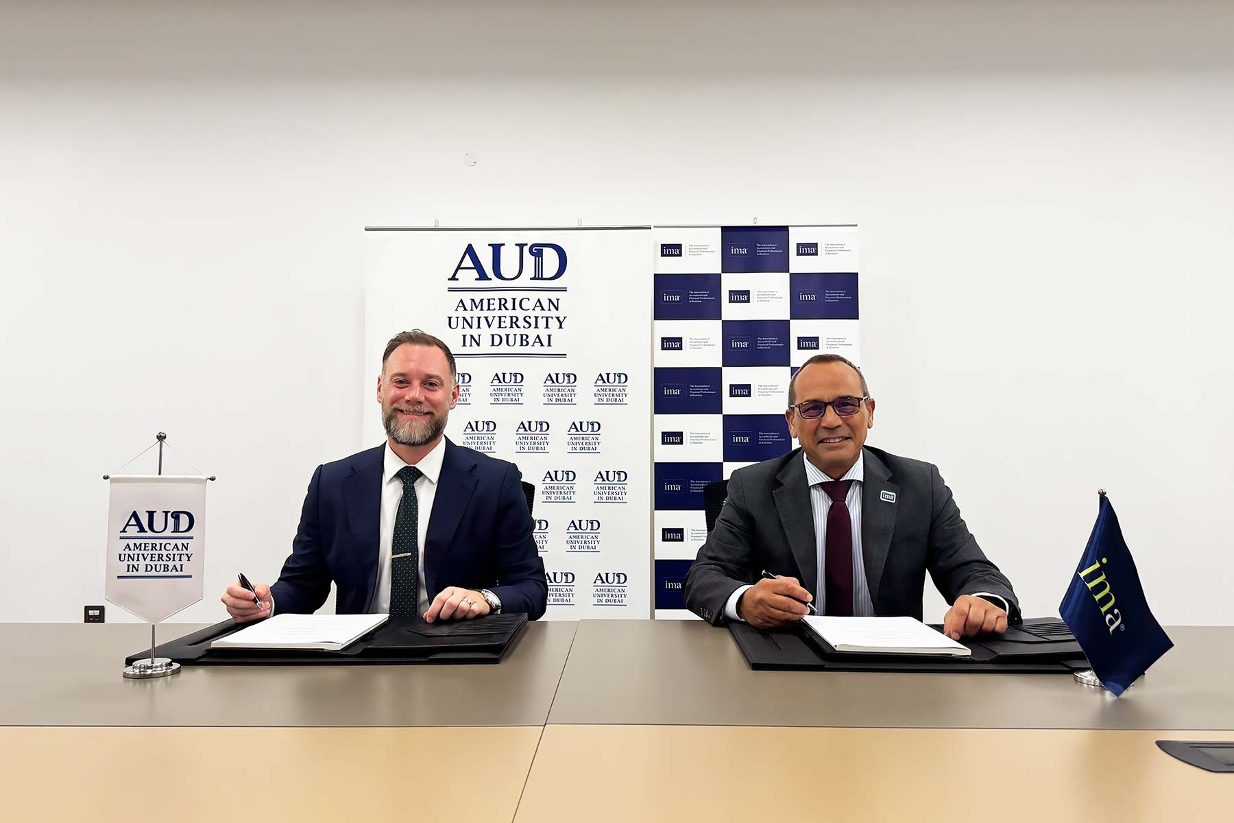 AUD signs MOU with Institute of Management Accountants to advance accounting and finance education