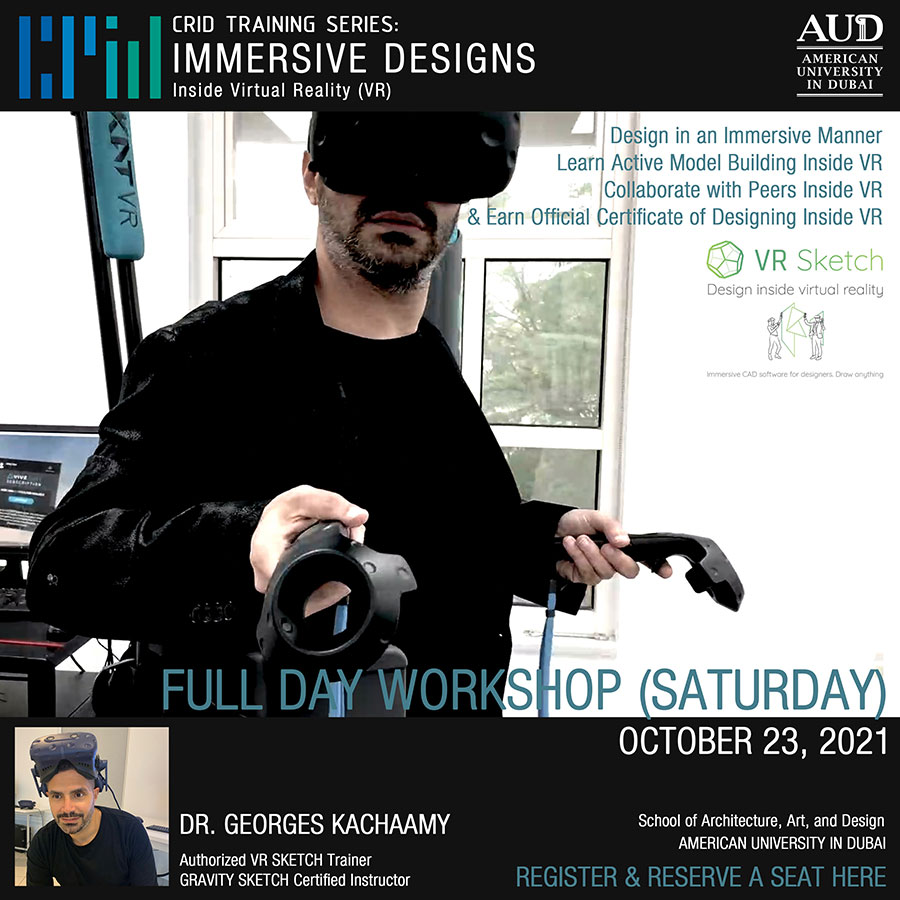 CRID training series: Immersive Design - VR