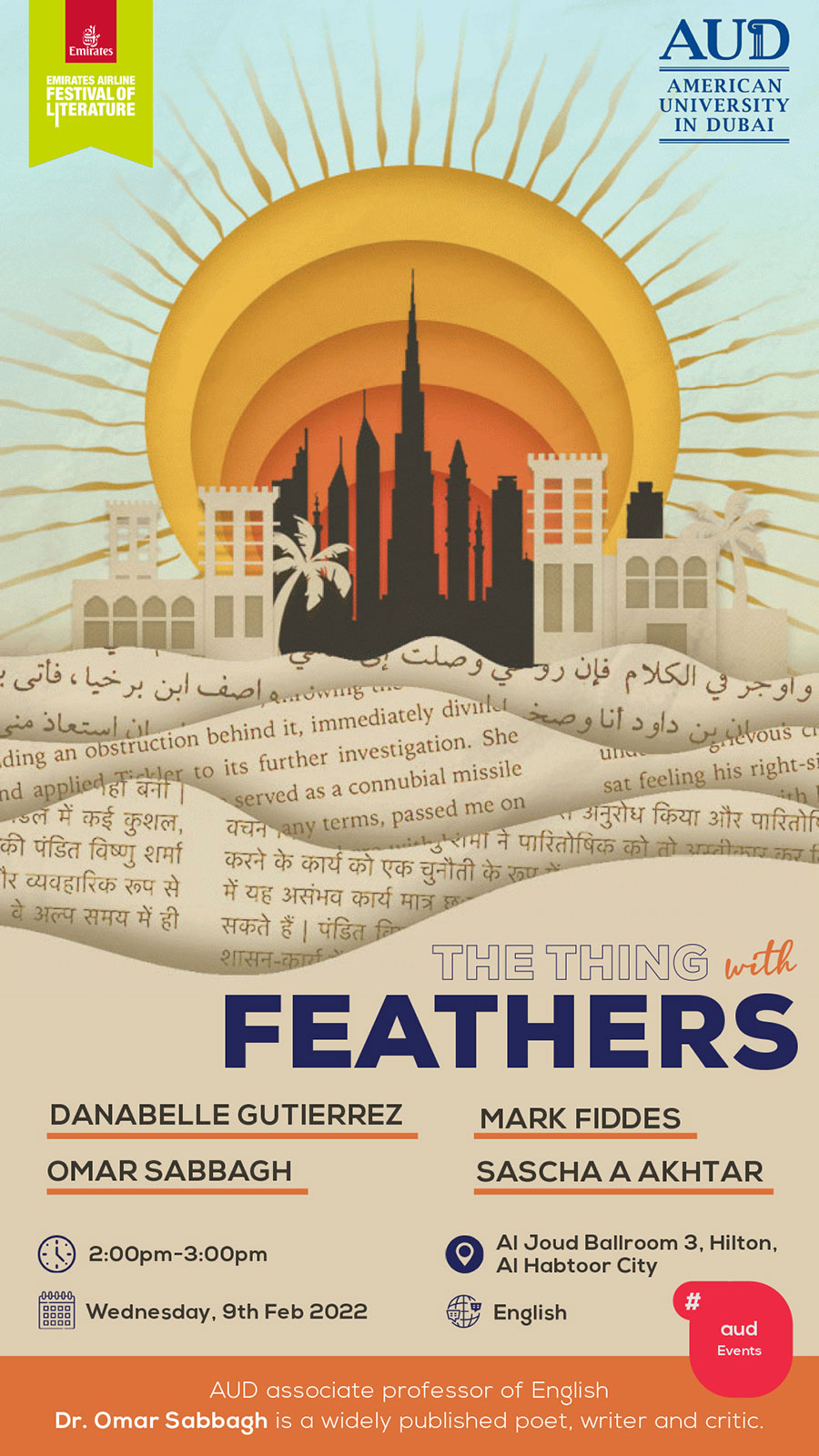 The Thing with Feathers - Emirates Airlines Festival of Literature